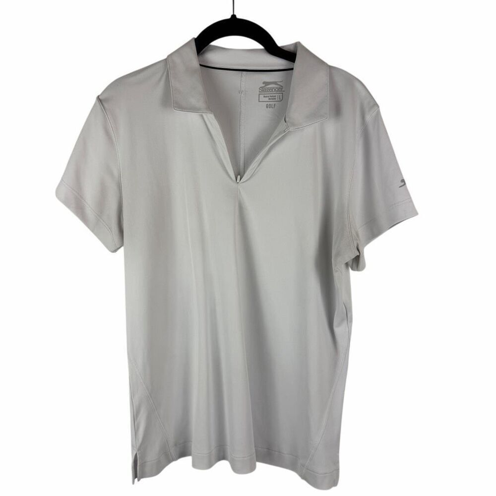 Slazenger white golf polo- size L
